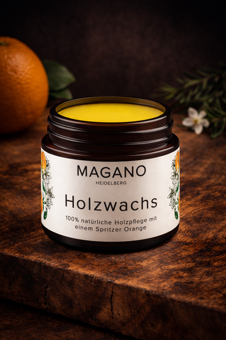 MAGANO Holzwachs – 100 % natürliche Holzpflege (60 ml)