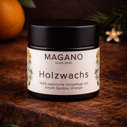MAGANO Holzwachs – 100 % natürliche Holzpflege (60 ml)