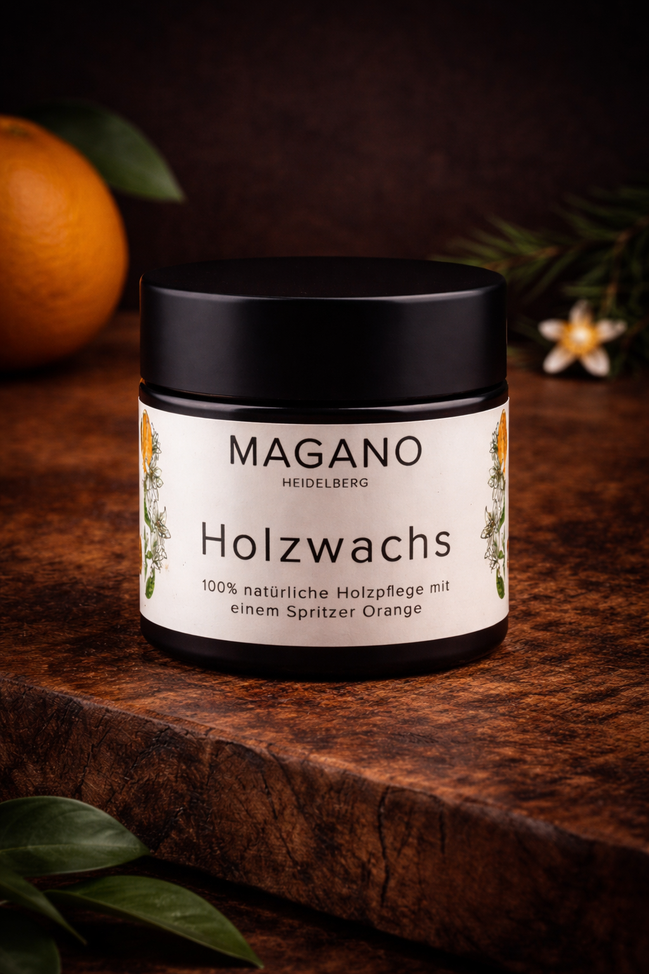 MAGANO Holzwachs – 100 % natürliche Holzpflege (60 ml)