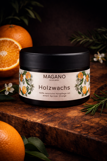 MAGANO Holzwachs – 100 % natürliche Holzpflege (200 ml)