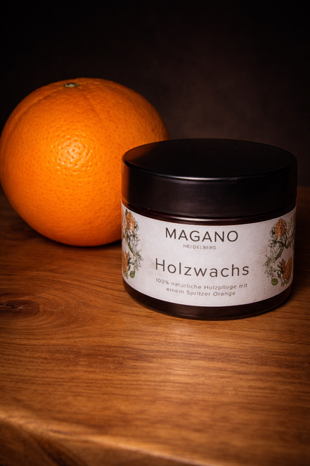 MAGANO Holzwachs – 100 % natürliche Holzpflege (60 ml)