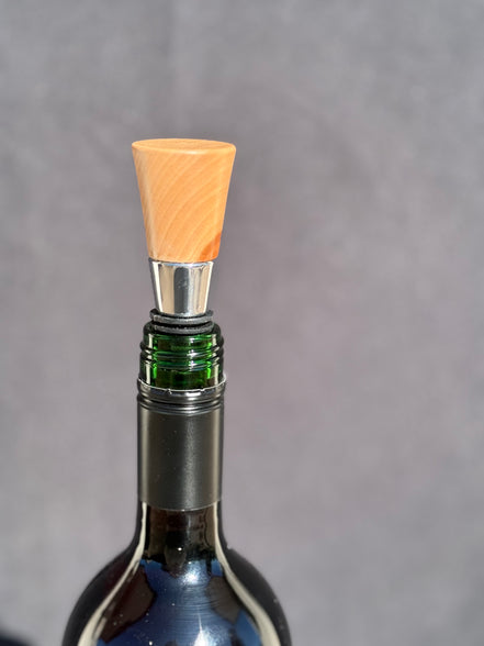 Flaschenverschluss aus Apfelholz