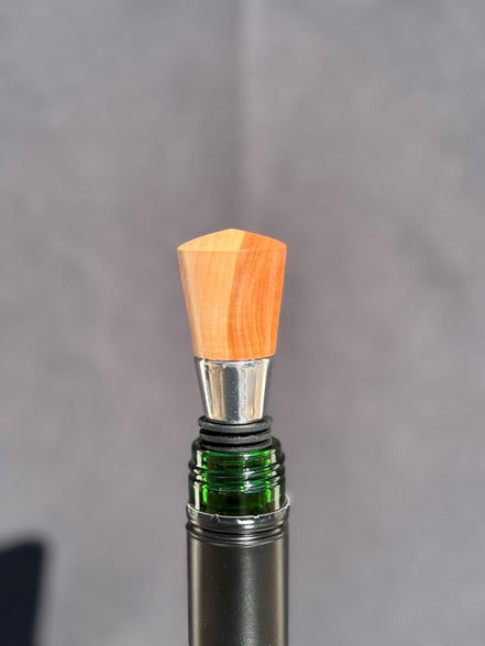 Flaschenverschluss aus Apfelholz