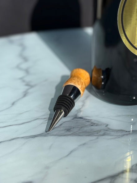 Flaschenverschluss aus Maserbirke