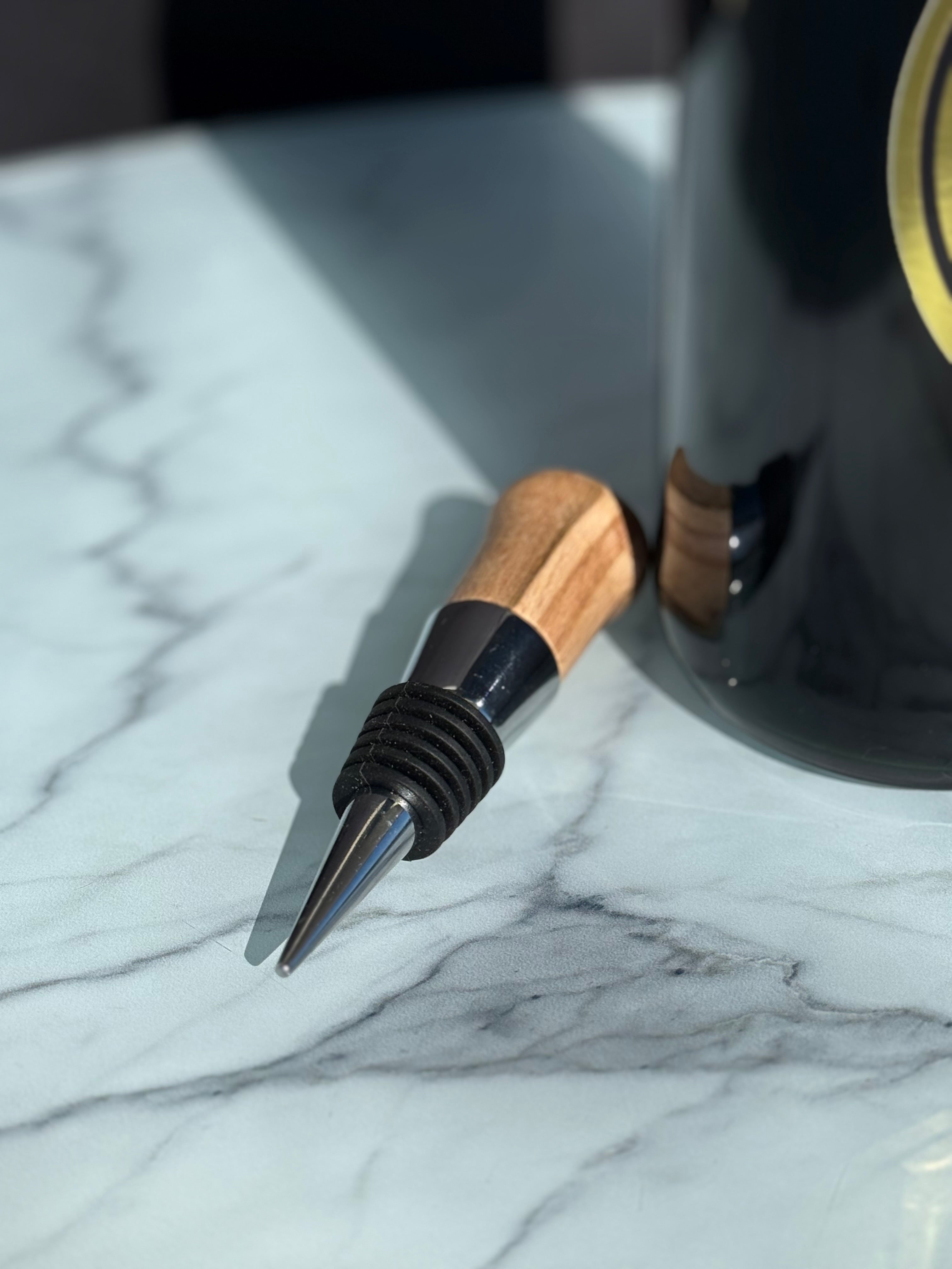 Flaschenverschluss aus Buchenholz